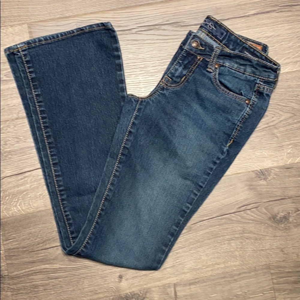 Jessica Simpson Sunshine skinny Boot cut jeans.